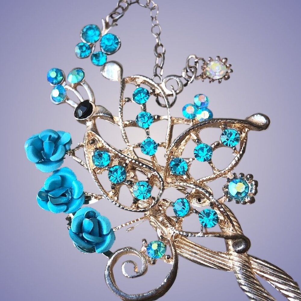Opulent Peacock Hair-stick